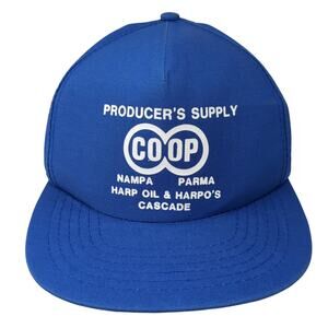 Producer's Supply Coop Snapback Hat Blue One Size Adjustable Speedway